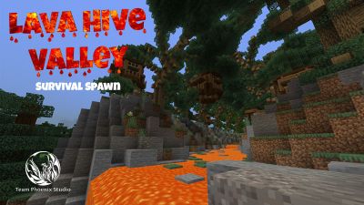 Lava Hive Valley on the Minecraft Marketplace by Team Phoenix Studio