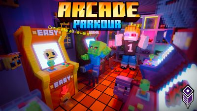 Arcade Parkour Game on the Minecraft Marketplace by Team VoidFeather